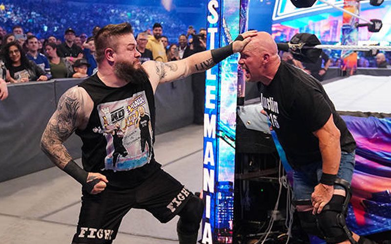 Steve Austin Was Shocked Kevin Owens Didn’t Give Him ‘A Receipt’ For Stiff Shots During WrestleMania Match