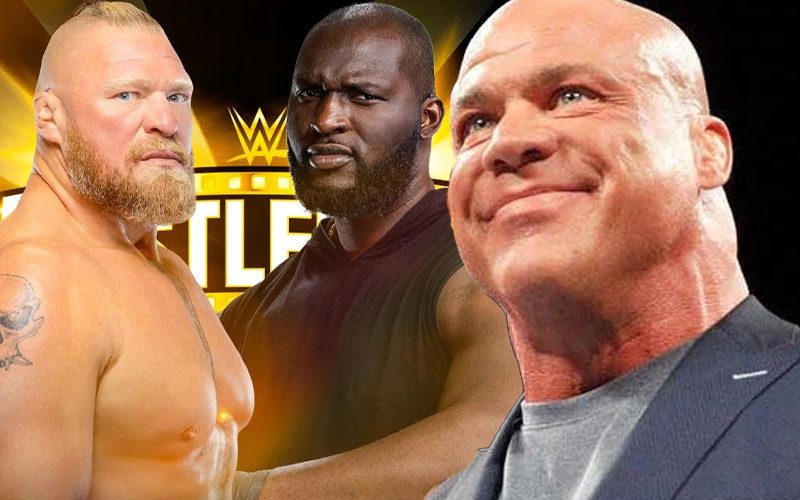 Kurt Angle Defends Brock Lesnar vs Omos At WrestleMania 39 As A Great Idea