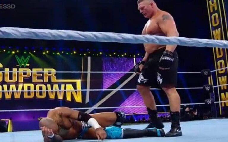 Ricochet Knew Brock Lesnar Was Going To Squash Him 'Right Before' The Match Started