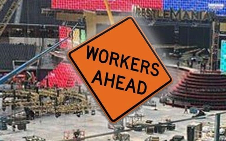 WWE Crew Making Good Progress On WrestleMania 39 Set In SoFi Stadium