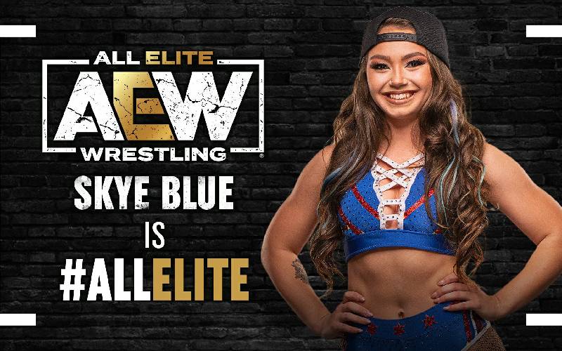 Skye Blue Officially Signs With AEW