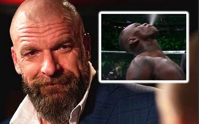 UFC Fighter Israel Adesanya Shows Love for Triple H at UFC 287