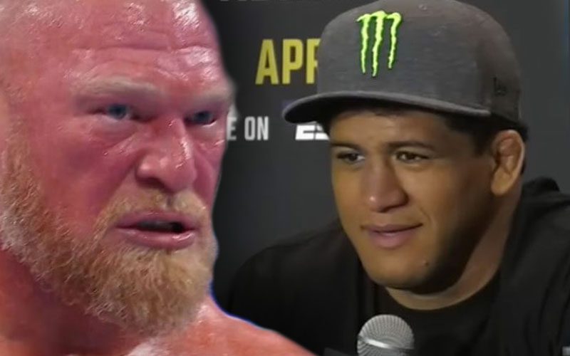 UFC’s Gilbert Burns Expresses Desire to Slap Brock Lesnar After WWE Merger Deal