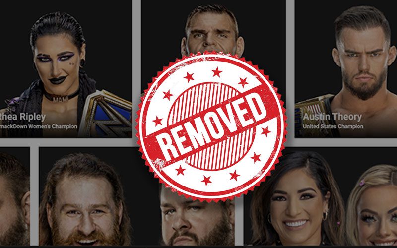 WWE Removes Superstar from Roster Page