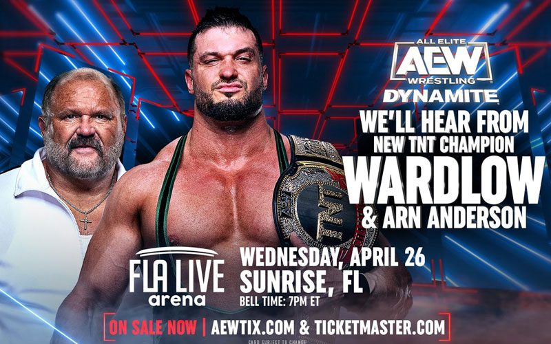 Wardlow and Arn Anderson Segment Added to AEW Dynamite
