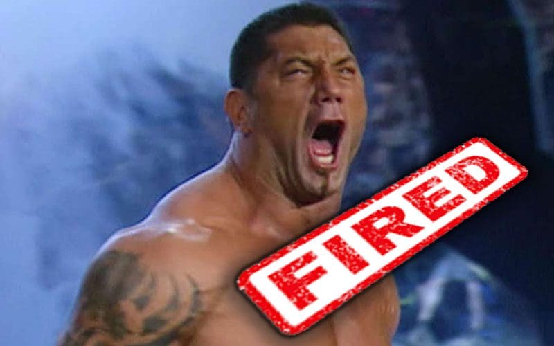 WWE Superstar Thought He Would Be Fired After Match Against Batista