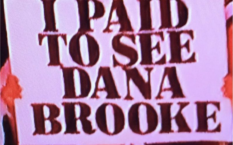 WWE Confiscated Fan Sign Supporting Dana Brooke During RAW Yet Again