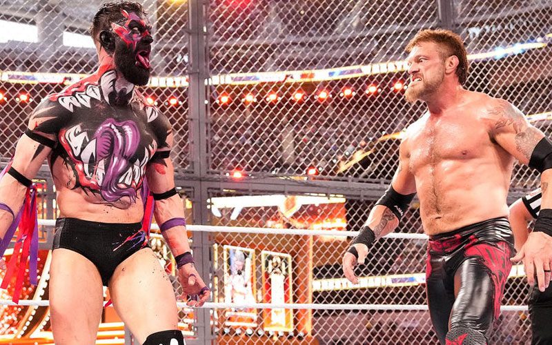 WrestleMania 39 Hell In A Cell Match Ended Early Due To Accidental Blood