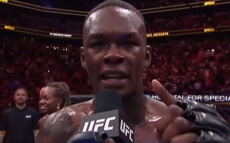 Israel Adesanya’s Manager Says Competing In A WWE Match Is Definitely On His Bucket List