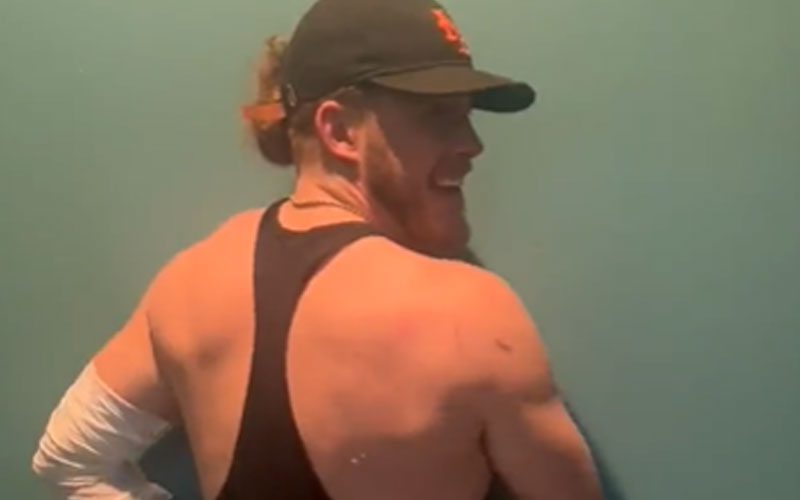 Joey Janela Posts Footage of His Experience Using A Glory Hole