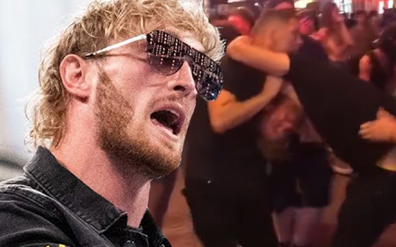 Logan Paul Has Priceless Reaction To His Look-Alike Getting Choked Out By Nate Diaz