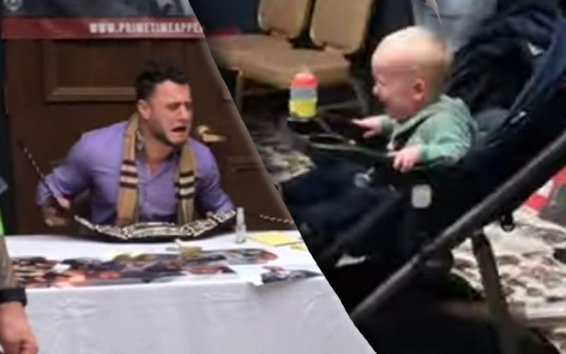 MJF Targets & Mocks Baby Until It Cries At Meet & Greet