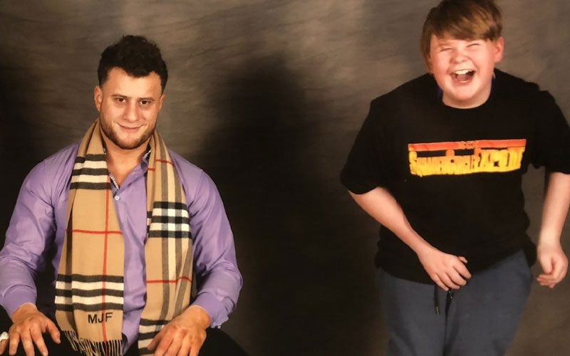 MJF Slaps Young Fan In Family Jewels For Epic Photo At Meet & Greet
