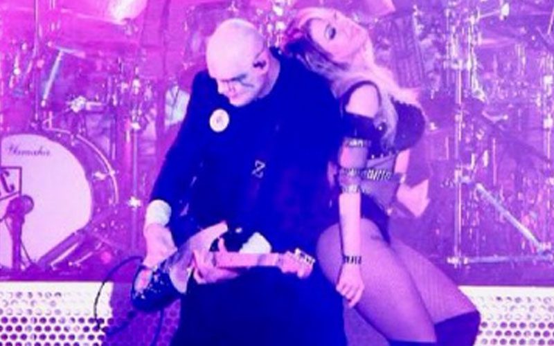 Former Champion Natalia Markova Jumps On Stage With Smashing Pumpkins During Recent Tour