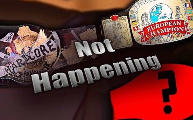 WWE Creative Has Not Been Informed About Return Of Defunct Title Belt