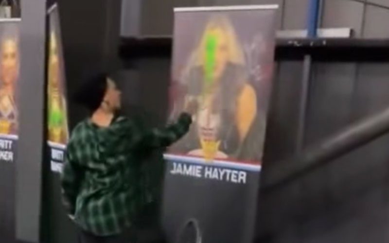 Ruby Soho Vandalizes Britt Baker’s Booth At Convention Appearance