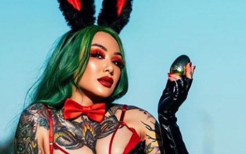 Shotzi Blackheart Sets Hearts Racing As The Easter Bunny In Must-See Lingerie Photo