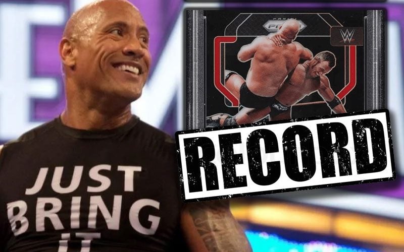 The Rock’s Rare Trading Card Smashes Records as Highest-Selling WWE Card Ever