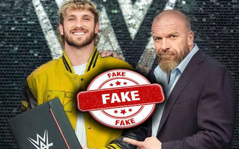Logan Paul’s WWE Contract Signing Photo Was Completely Fake