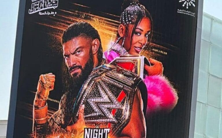 WWE Makes Its Presence Felt in Saudi Arabia with Massive Displays on Buildings