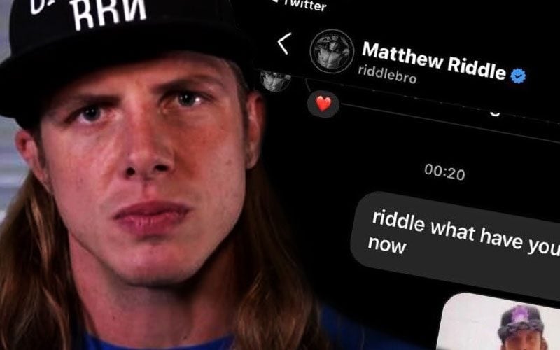 Matt Riddle’s Reaction to Leaked Video Uncovered in DM Exchange