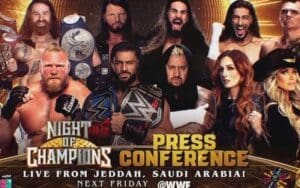 WWE Night of Champions Press Conference: Cody Rhodes 'Broken Arm,' Roman Reigns Walks Off Stage, More