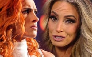 Trish Stratus Threatens to "Slap the Orange" Off Becky Lynch's Head
