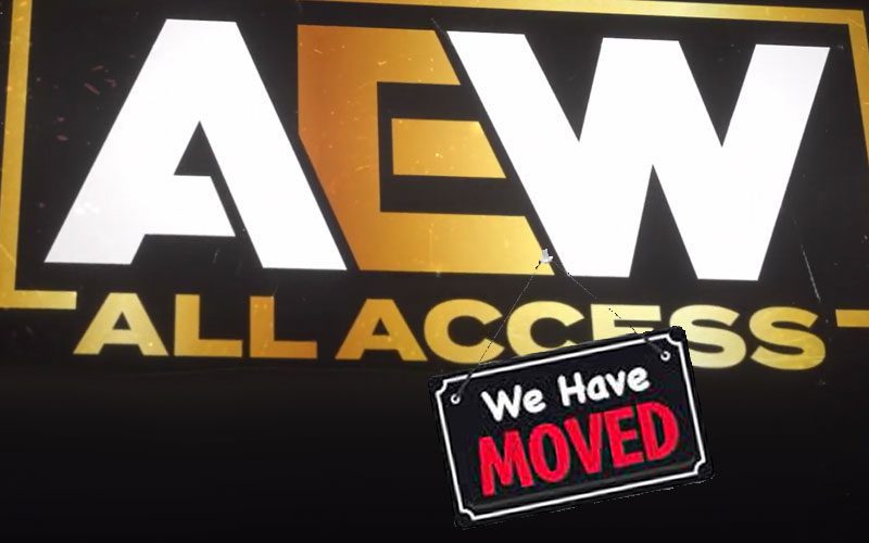 AEW All Access Moving To A New Home
