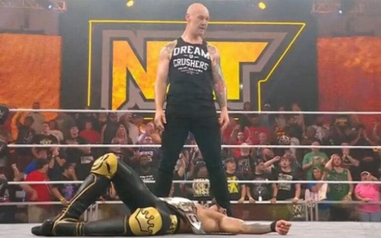 Carmelo Hayes Is Glad It Wasn't Brock Lesnar After Baron Corbin NXT Ambush