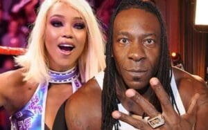 Alicia Fox Working In The Ring With Booker T