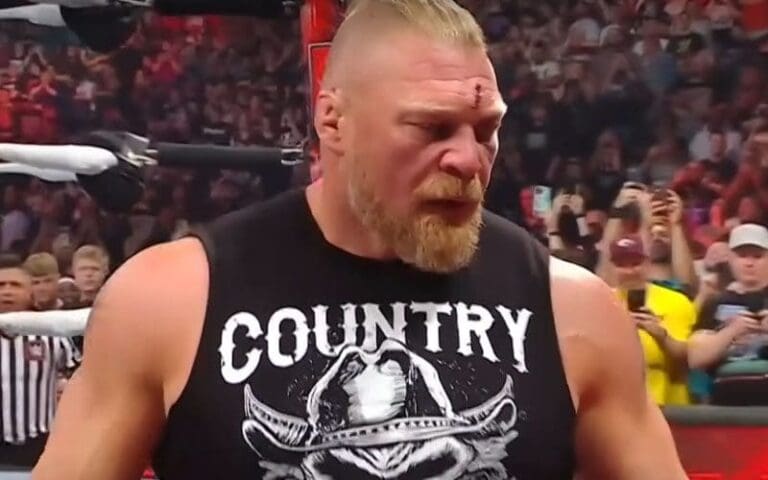 How WWE Hid Brock Lesnar From Crowd Before Surprise RAW Appearance