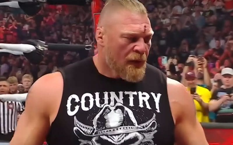 How WWE Hid Brock Lesnar From Crowd Before Surprise RAW Appearance