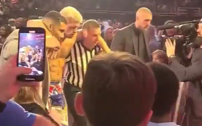 Footage Reveals Cody Rhodes Getting Helped To The Back After Brutal Brock Lesnar Attack On WWE RAW