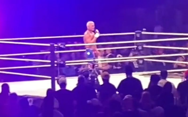 Cody Rhodes Calls Out Roman Reigns & Brock Lesnar During WWE Live Event