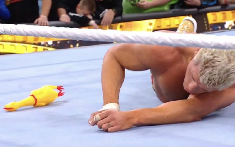 Television Host Denies Involvement In WrestleMania Cody Rhodes Rubber Chicken Incident