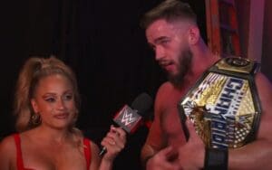 Austin Theory No-Sells Kayla Braxton's Thirsty Request To Party After WWE Backlash