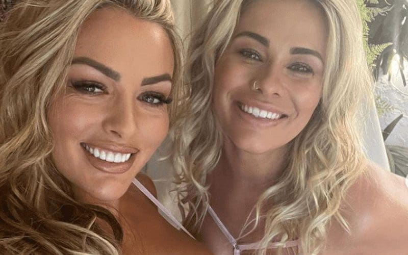 Mandy Rose & Paige VanZant Are ‘Twinning’ In Smouldering Pink Underwear