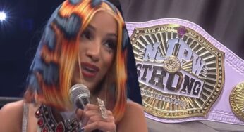 NJPW Created Title Belt For Mercedes Mone Before Her Injury
