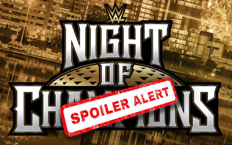 Major Spoiler For WWE Night Of Champions Main Event Match