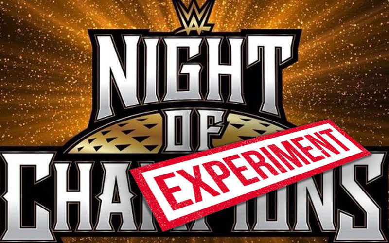 WWE Experimenting With WWE Night Of Champions Main Event