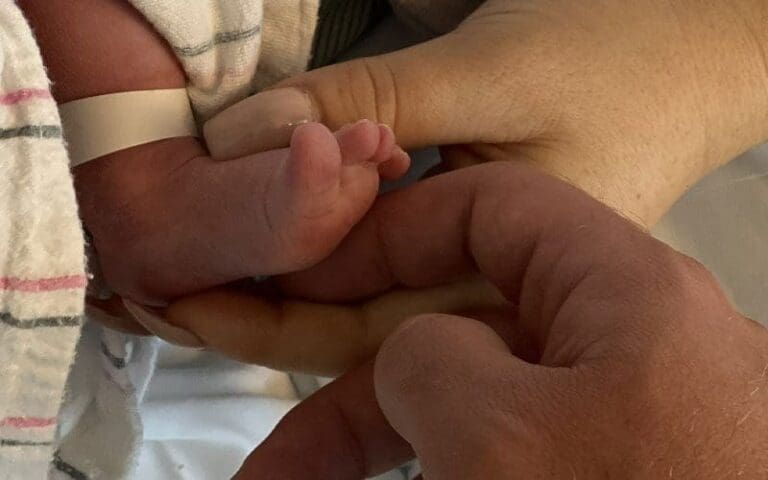 Pat McAfee & Wife Samantha Welcome Their First Child