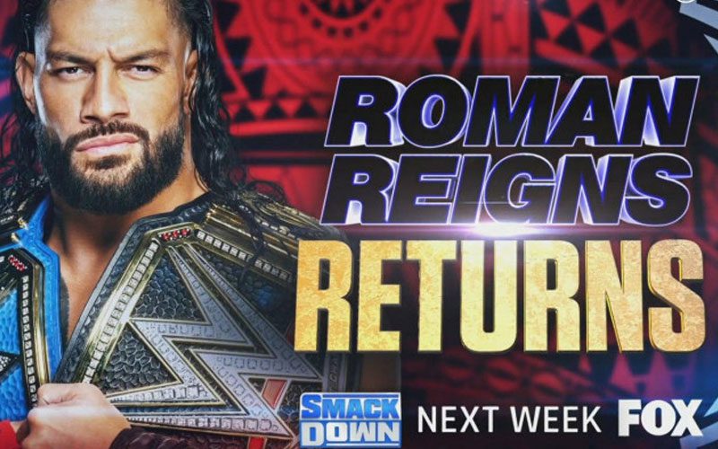 Roman Reigns Return & More Announced for SmackDown Next Week