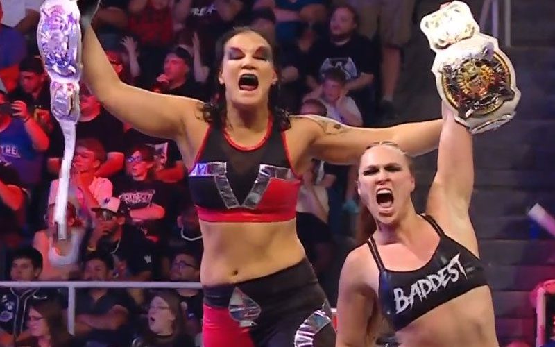 Ronda Rousey & Shayna Baszler Win WWE Women’s Tag Team Titles On RAW
