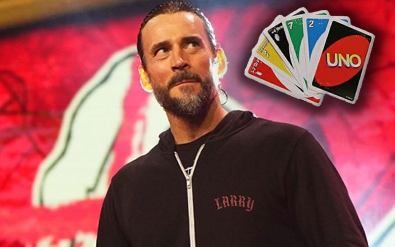 CM Punk Played Card Game Backstage At Impact Wrestling Television Taping Event