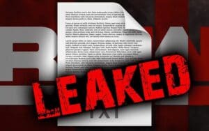 Leaked Document Reveals WWE's New Depth Chart For RAW Women's Division