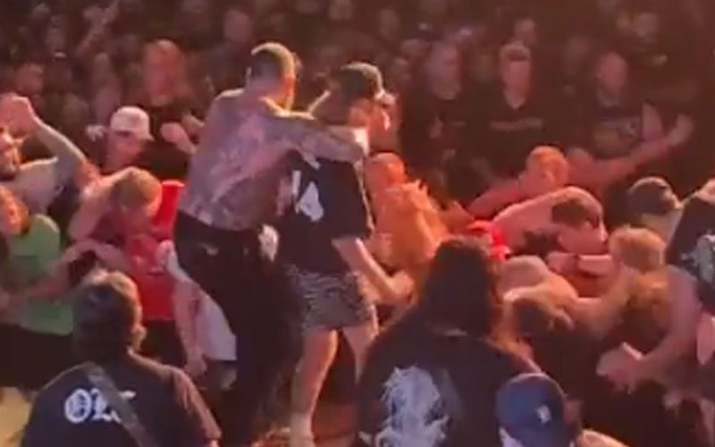 Brody King Applies Sleeper Hold On Fan During Concert After Bizarre Request