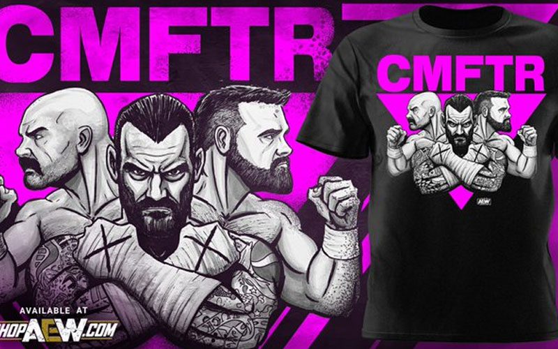 AEW Releases New T-Shirt Showcasing CM Punk’s Collaboration with FTR Ahead of Collision Debut