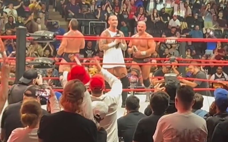 CM Punk Cuts Promo After AEW Collision Went Off The Air