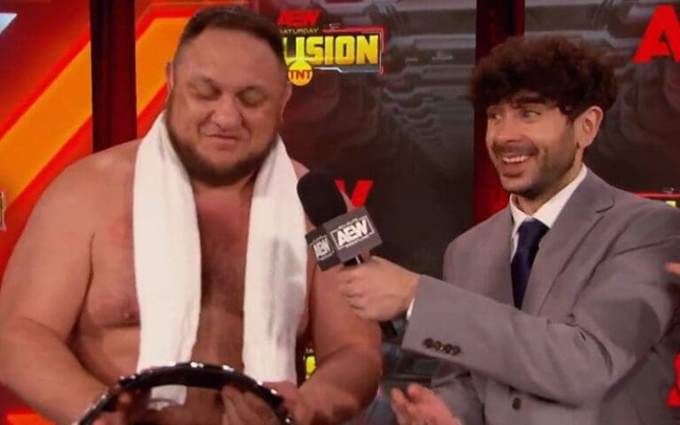 Samoa Joe Receives New ROH World TV Championship Belt