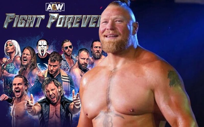 Brock Lesnar Easter Egg Spotted In ‘AEW Fight Forever’ Video Game